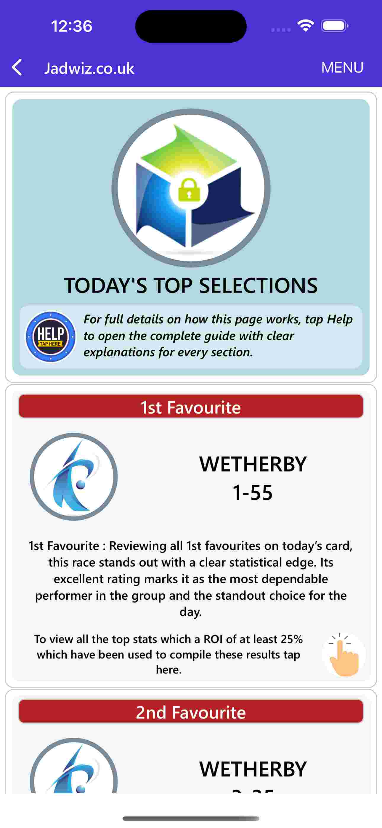 Top Selections screenshot